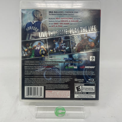 NBA Ballers Chosen One (Sony PlayStation 3 PS3, 2008)