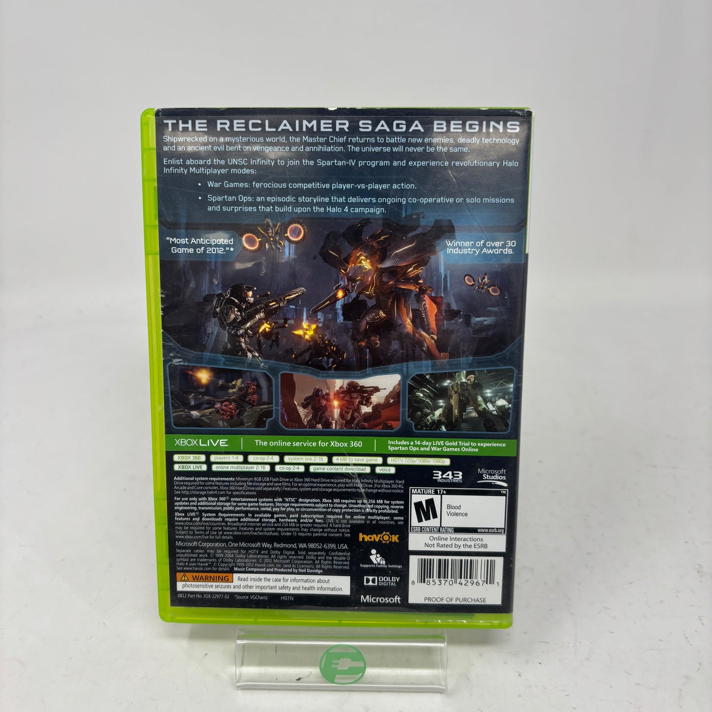 Halo 4 (Microsoft Xbox 360, 2012)