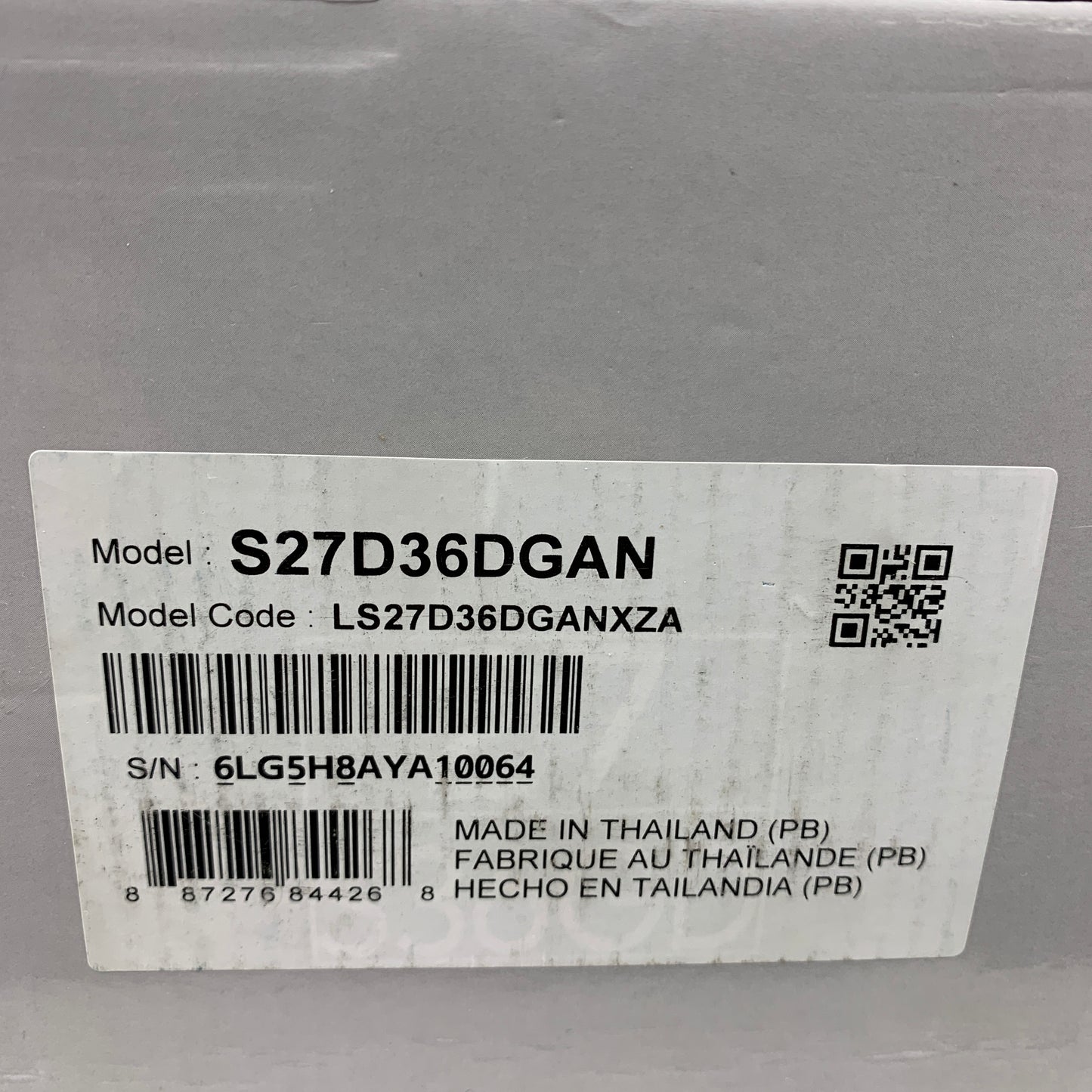 Samsung Essential S3 27" S27D36DGAN LED-Backlit LCD VA 100Hz Curved Monitor