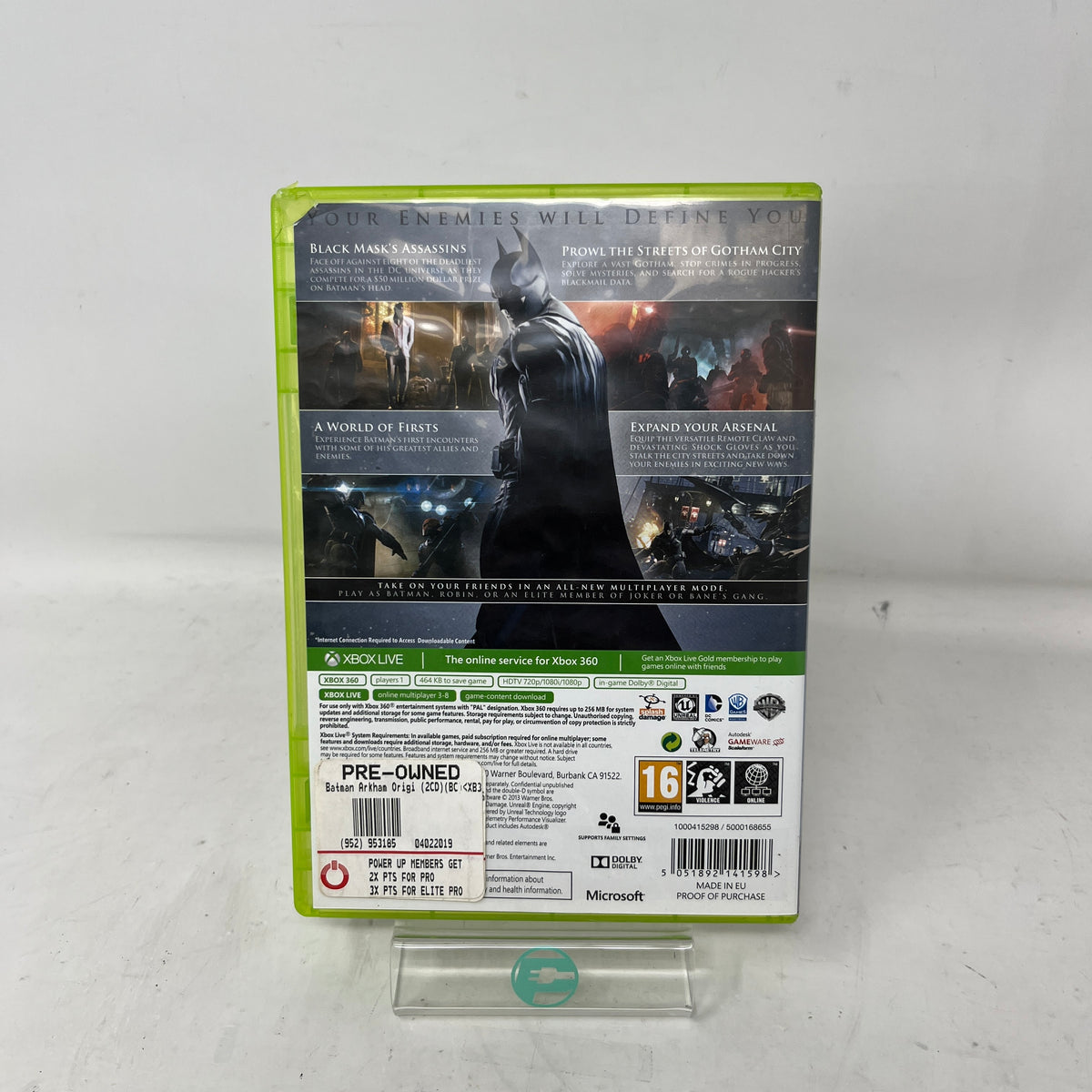 Batman: Arkham Origins (Microsoft Xbox 360, 2013)