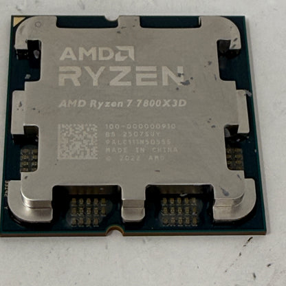 AMD Ryzen 7 7800X3D 4.2GHz 8-Core 16-Thread AM5 CPU Processor 100-000000910