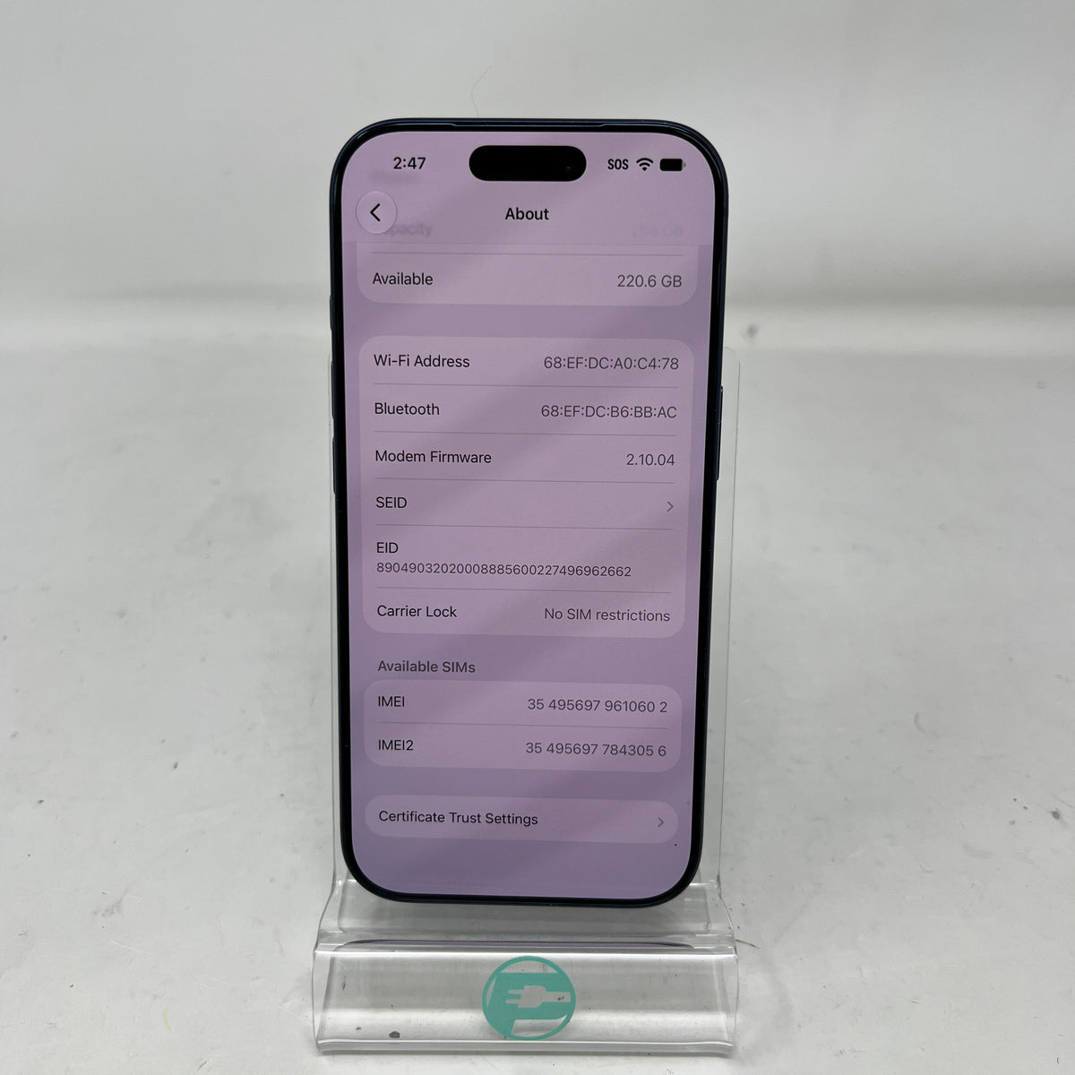 Factory Unlocked Apple iPhone 17 Pro 256GB Deep Blue MG7M4LL/A