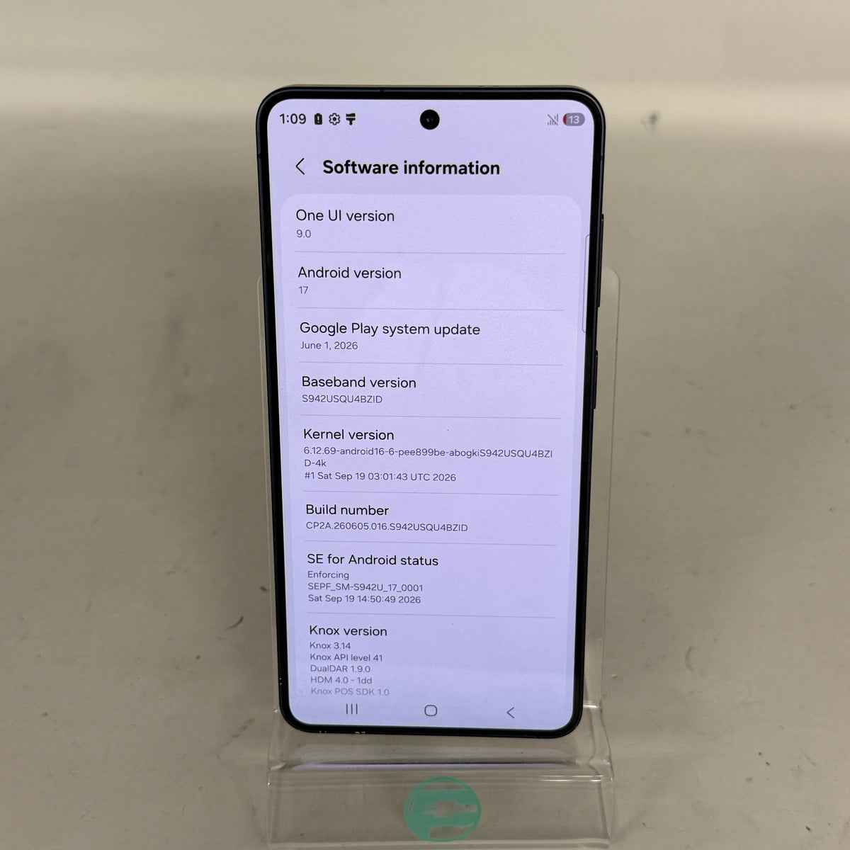 Verizon Samsung Galaxy S26 12GB RAM 256GB SM-S942U Black
