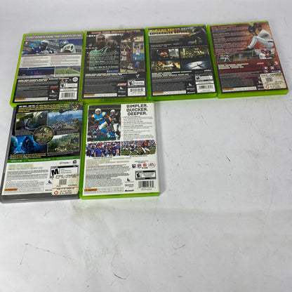 Lot of 6 Microsoft Xbox 360 Games