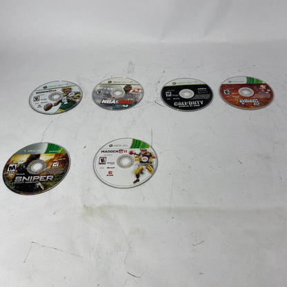 Lot of 6 Microsoft Xbox 360 Games