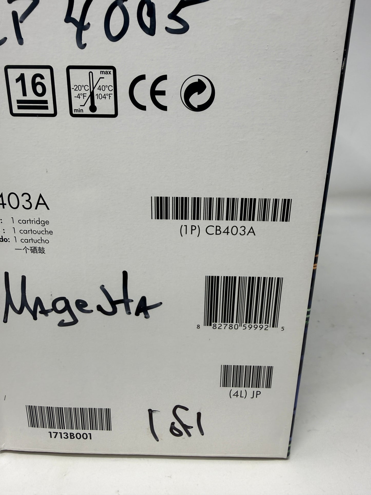 New HP LaserJet 642A Magenta Toner Cartridge CB403A