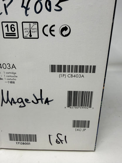 New HP LaserJet 642A Magenta Toner Cartridge CB403A