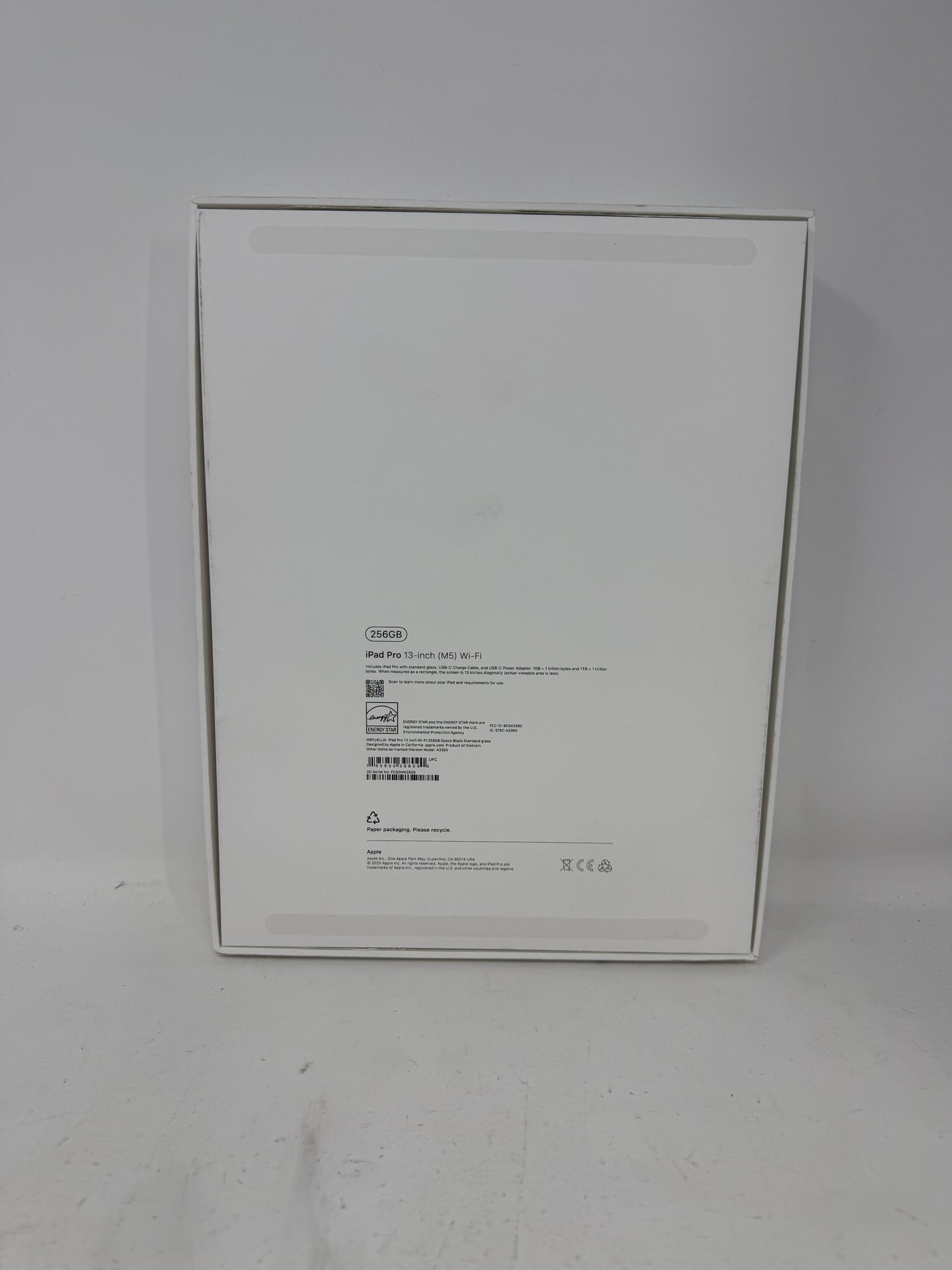WiFi Only Apple iPad Pro 13" M5 256GB Space Black MDYJ4LL/A