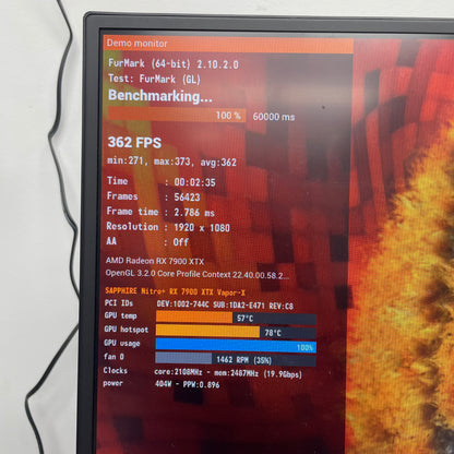 AMD Radeon RX 7900 XTX Sapphire Nitro+ 24GB GDDR6 Graphics Card 11322-01