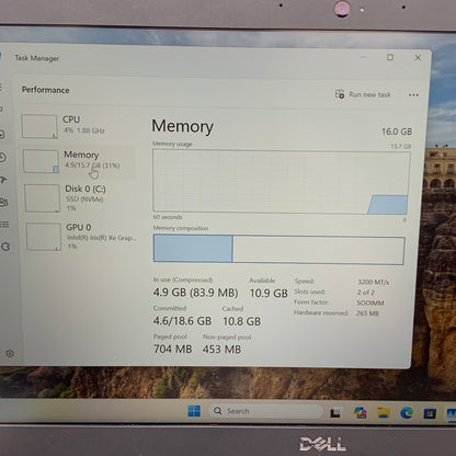 Dell Latitude 3420 15.6" i7-1165G7 2.8GHz 16GB RAM 256GB SSD