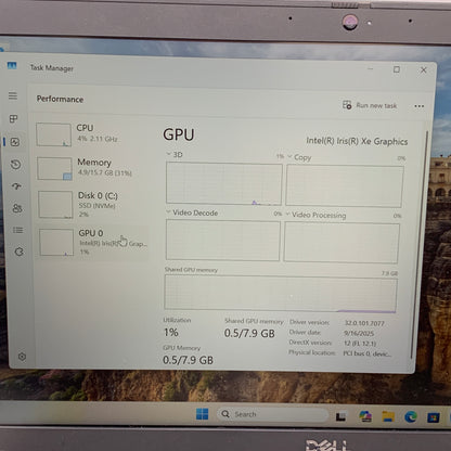 Dell Latitude 3420 15.6" i7-1165G7 2.8GHz 16GB RAM 256GB SSD