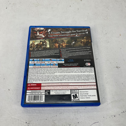 Attack on Titan (Sony PlayStation 4 PS4, 2016)