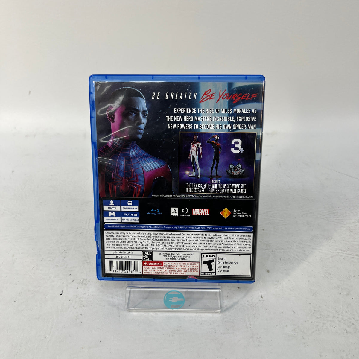 Marvel Spiderman: Miles Morales [Launch Edition] (Sony PlayStation 4 PS4, 2020)
