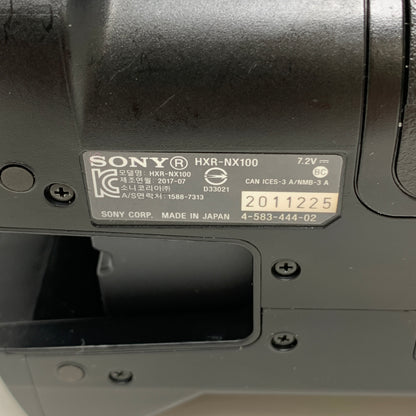 Sony HXR-NX100 14.2MP Professional NXCAM Handheld Camcorder