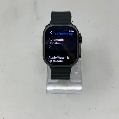 Unlocked Apple Watch Ultra 3 49MM Black Titanium Black Ocean Band MF0J4LW/A