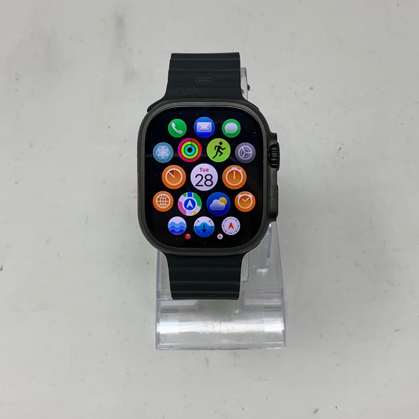 Unlocked Apple Watch Ultra 3 49MM Black Titanium Black Ocean Band MF0J4LW/A