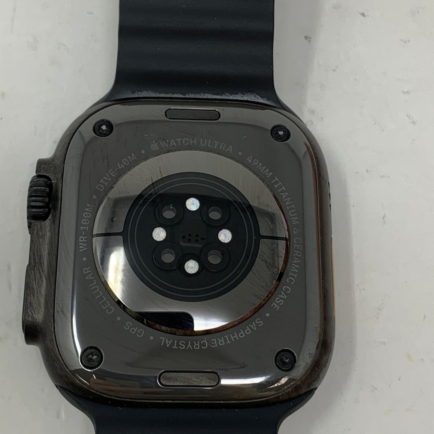 Unlocked Apple Watch Ultra 3 49MM Black Titanium Black Ocean Band MF0J4LW/A