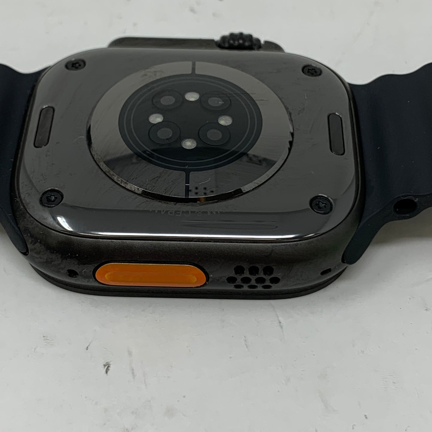 Unlocked Apple Watch Ultra 3 49MM Black Titanium Black Ocean Band MF0J4LW/A