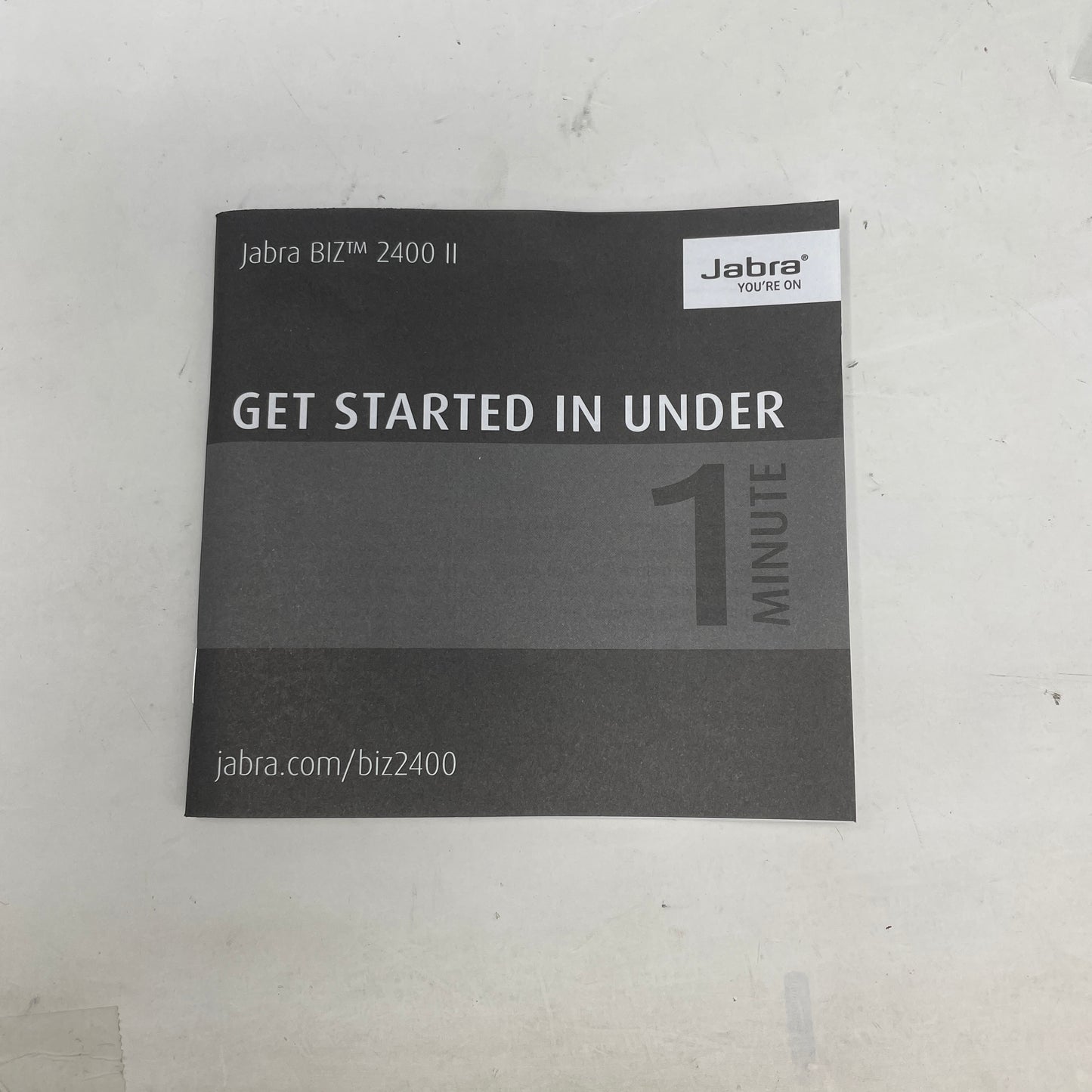 New Jabra BIZ 2400 II Mono USB 3-1 Wired Headsets Black 2496-829-309