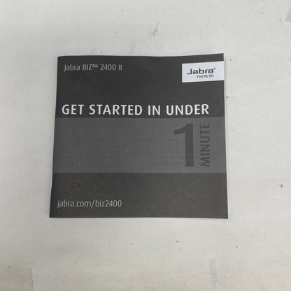 New Jabra BIZ 2400 II Mono USB 3-1 Wired Headsets Black 2496-829-309