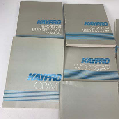 Kaypro Software Manuals Bundle 12 CP/M WordStar Microsoft BASIC CalcStar