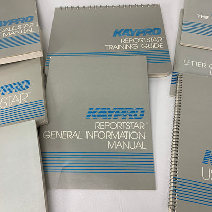 Kaypro Software Manuals Bundle 12 CP/M WordStar Microsoft BASIC CalcStar