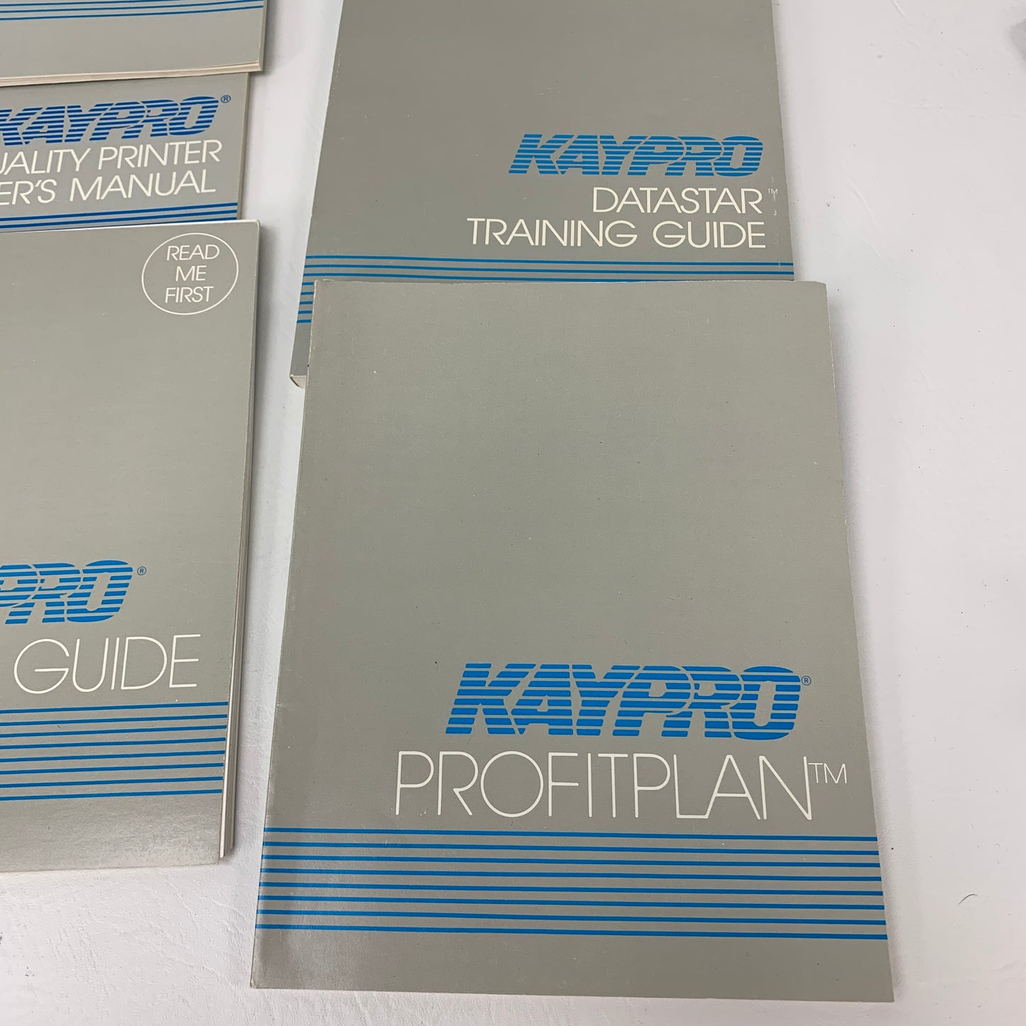Kaypro Software Manuals Bundle 12 CP/M WordStar Microsoft BASIC CalcStar