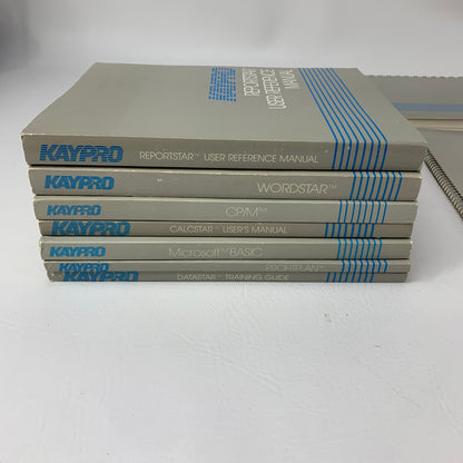 Kaypro Software Manuals Bundle 12 CP/M WordStar Microsoft BASIC CalcStar