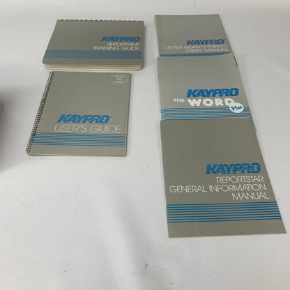 Kaypro Software Manuals Bundle 12 CP/M WordStar Microsoft BASIC CalcStar