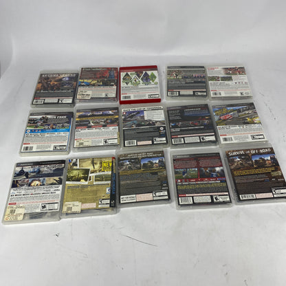 PS3 Game Lot of 15 Call of Duty MW3, Sims 3, MotorStorm, Madden, NASCAR, NBA 2K