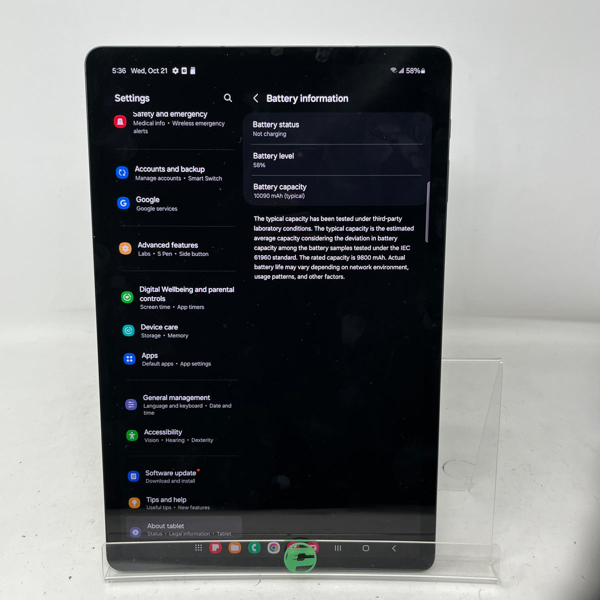 T-Mobile Samsung Galaxy Tab S7 FE 12.4" 64GB Black SM-T738U