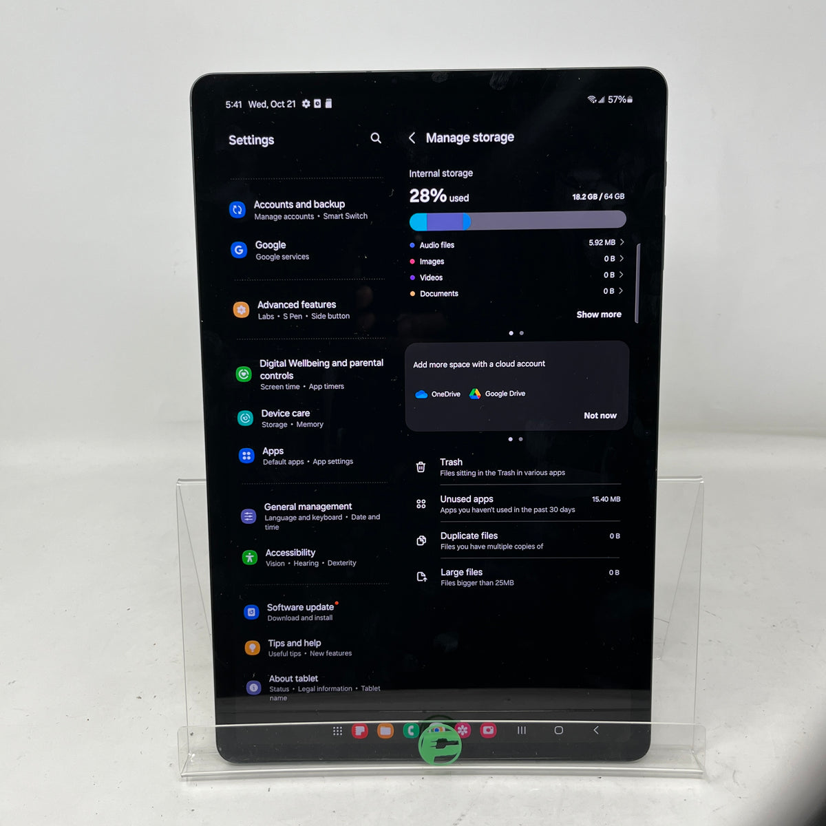 T-Mobile Samsung Galaxy Tab S7 FE 12.4" 64GB Black SM-T738U