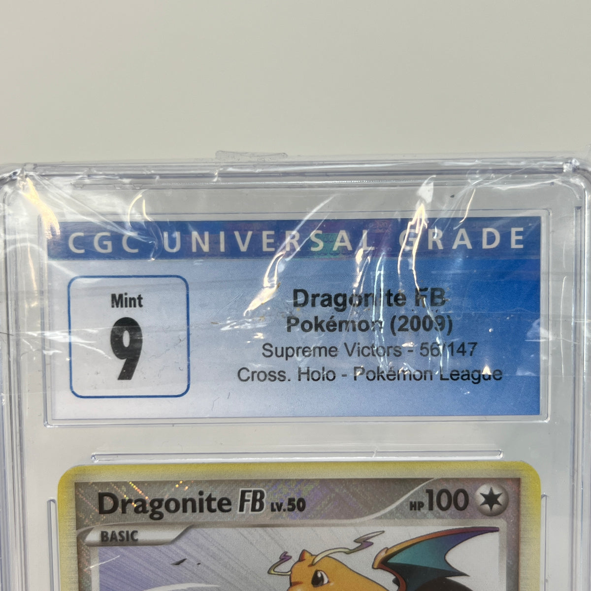Pokémon TCG 2009 Supreme Victors Dragonite FB 56/147 Crosshatch Holofoil Mint 9