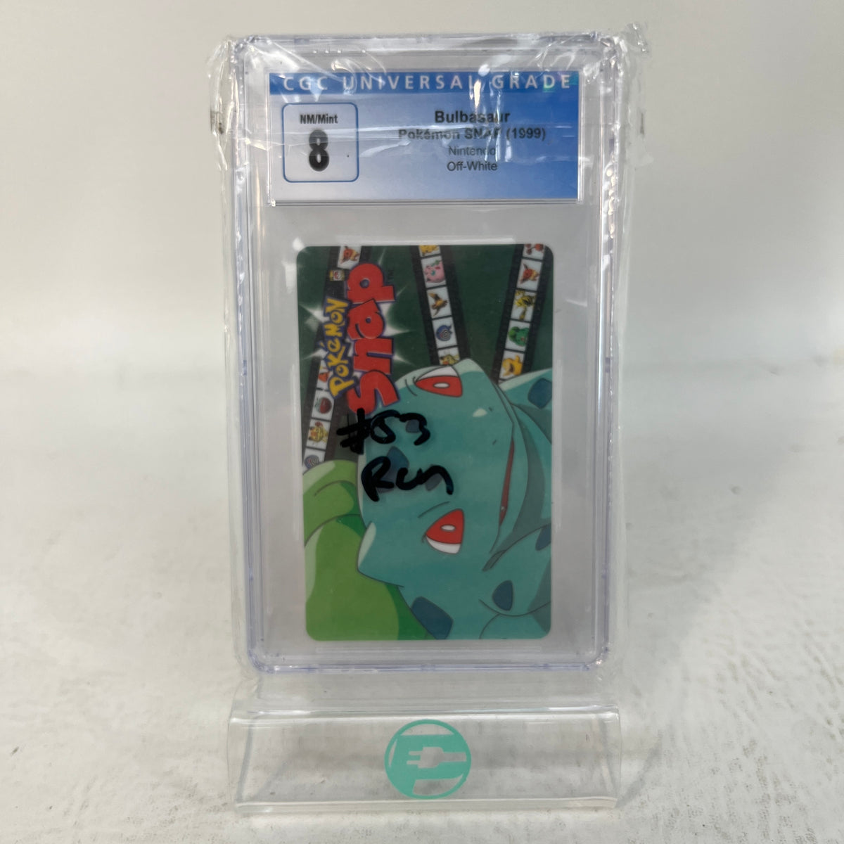 Pokémon TCG Snap 1999 Bulbasaur Smart Card Blockbuster Video NM/Mint 8