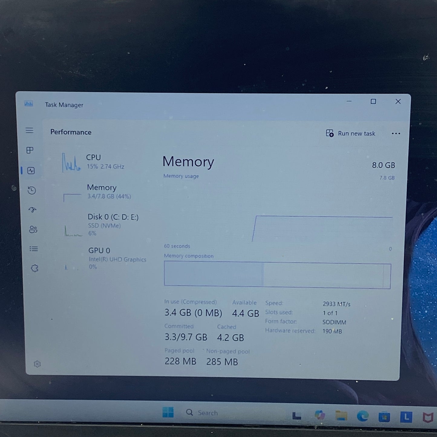 Lenovo V15 G2 IJL 82QY00PCUS 15.6" Celeron N4500 1.10Ghz 8GB RAM 128GB SSD