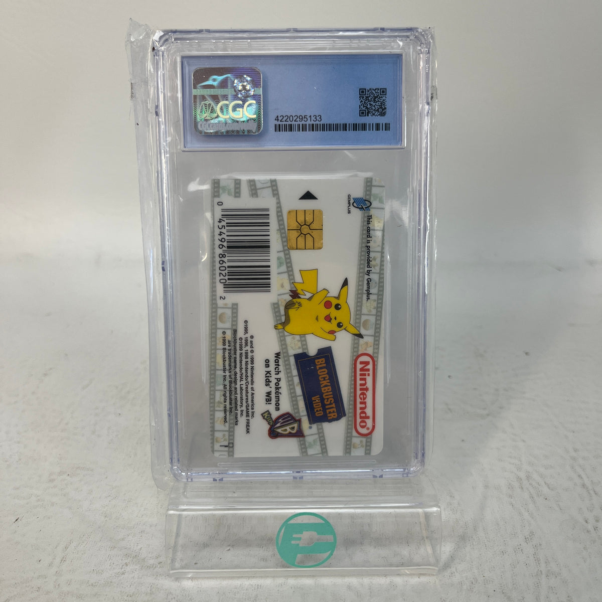 Pokémon TCG Snap 1999 Bulbasaur Smart Card Blockbuster Video NM/Mint 8