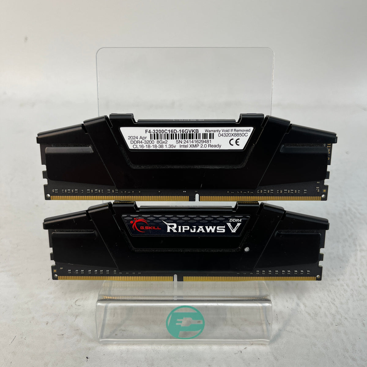 G.Skill RipJaws 16GB (2x8GB) RAM DDR4 3200MHz F4-3200C16D-16GVKB