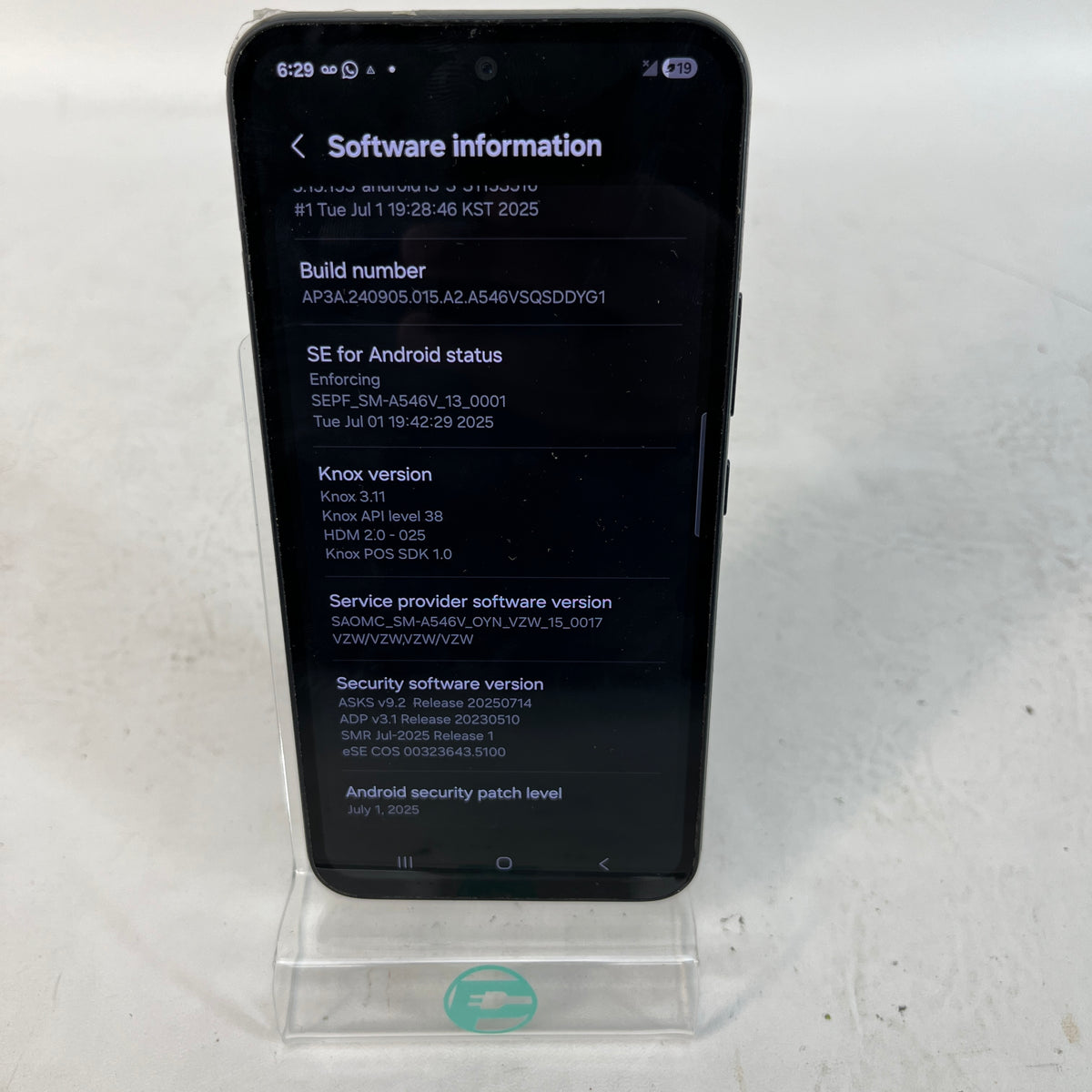 Verizon Samsung Galaxy A54 5G 6GB RAM 128GB SM-A546V Black