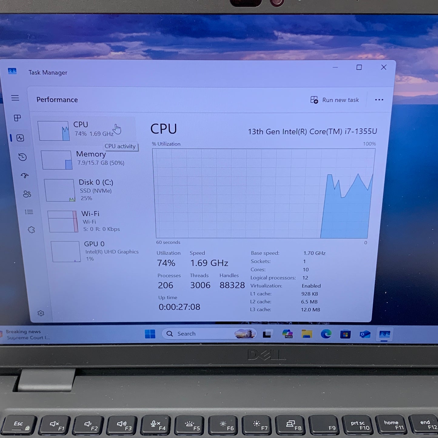 Dell Latitude 3450 14" i7-1355U 1.7GHz 16GB RAM 256GB SSD