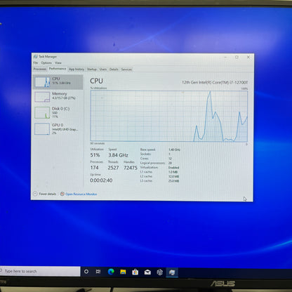 Dell Optiplex 7000 Micro ONUK09K Core i7-12700T 1.40GHz 16GB RAM 512GB SSD