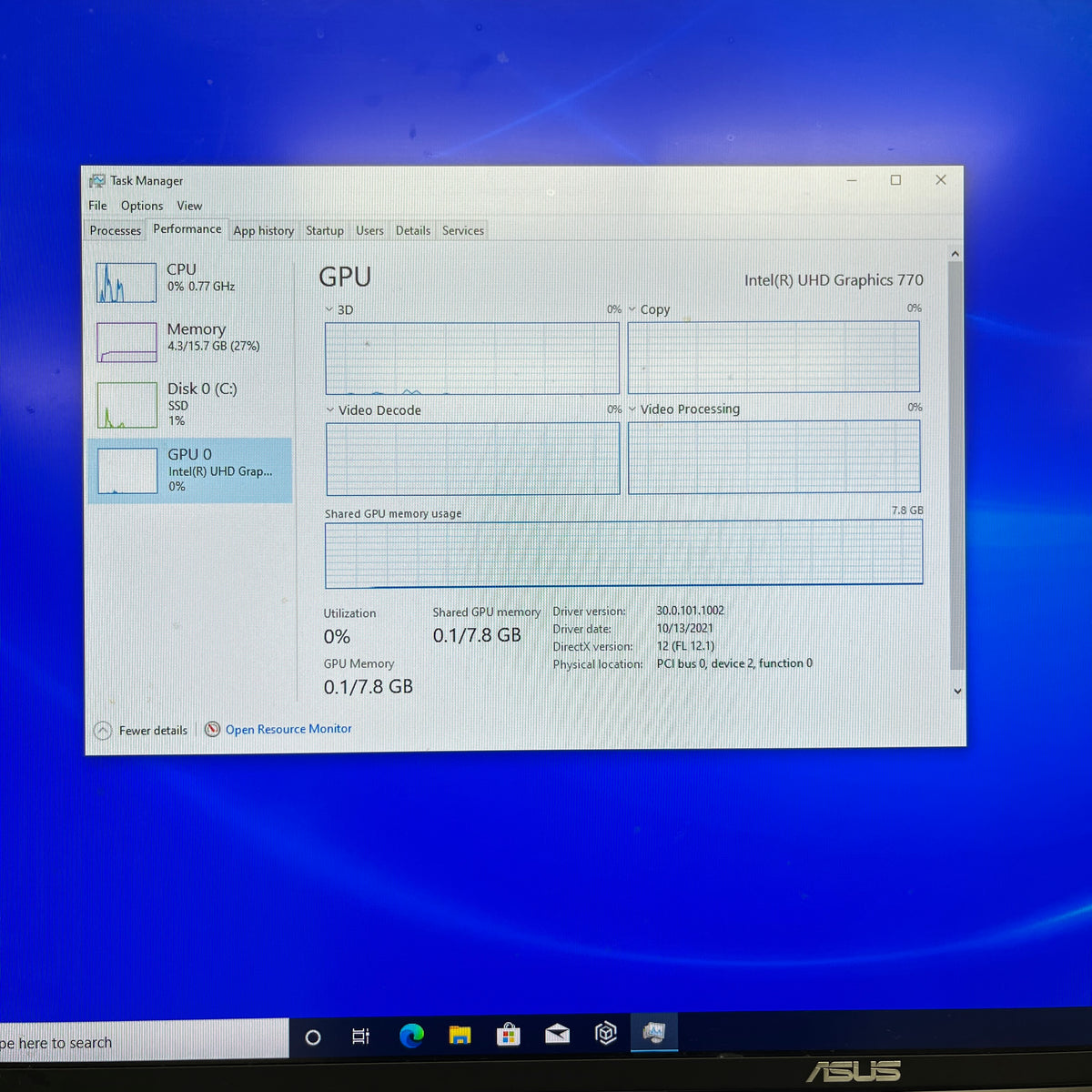 Dell Optiplex 7000 Micro ONUK09K Core i7-12700T 1.40GHz 16GB RAM 512GB SSD