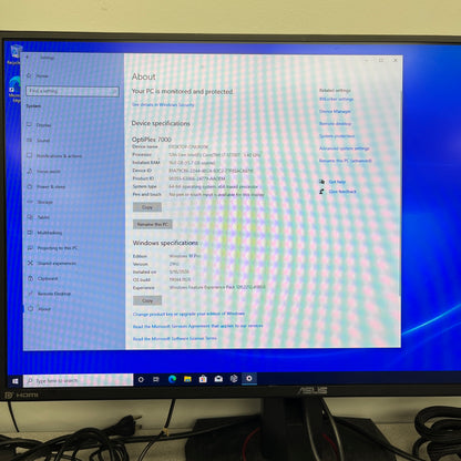 Dell Optiplex 7000 Micro ONUK09K Core i7-12700T 1.40GHz 16GB RAM 512GB SSD