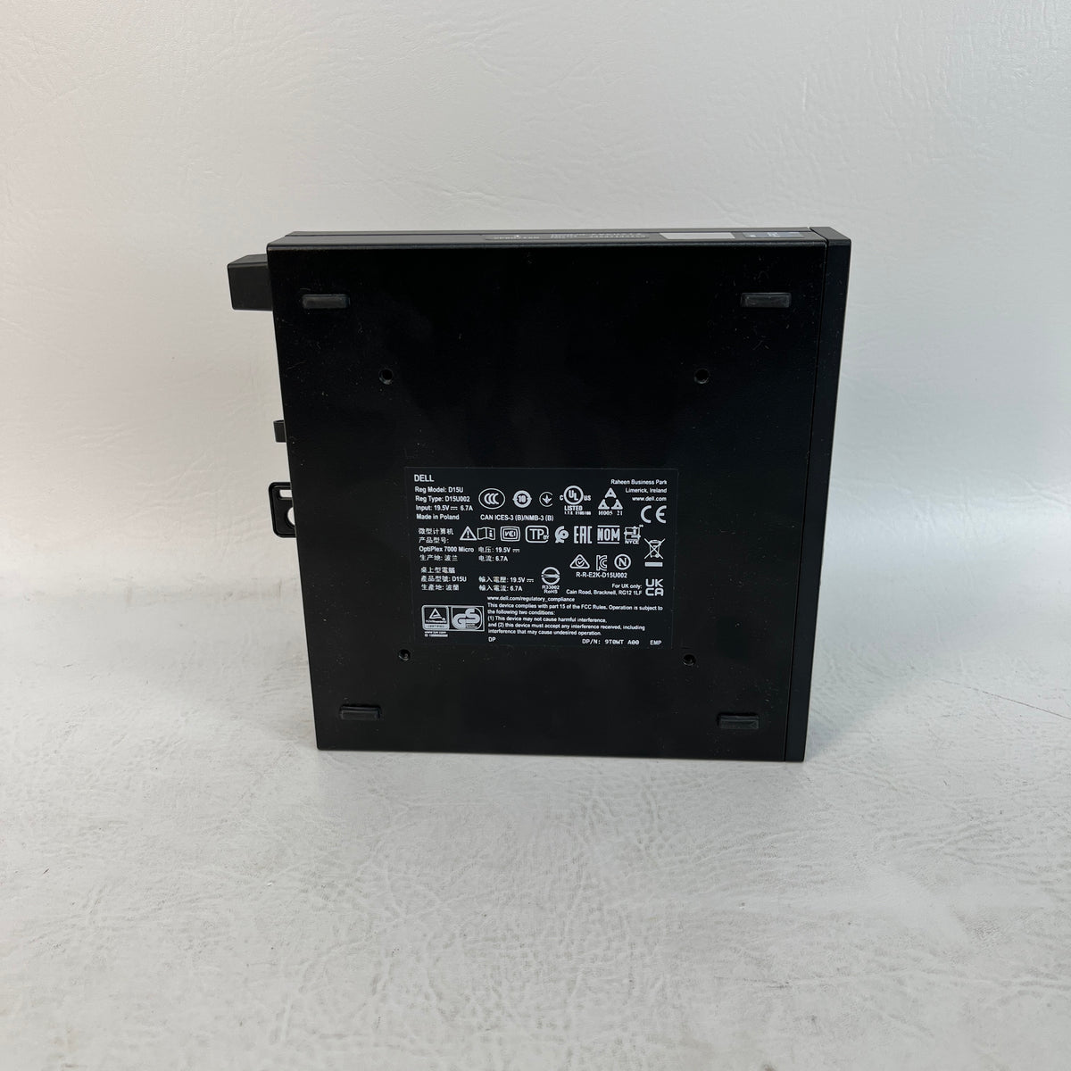 Dell Optiplex 7000 Micro ONUK09K Core i7-12700T 1.40GHz 16GB RAM 512GB SSD