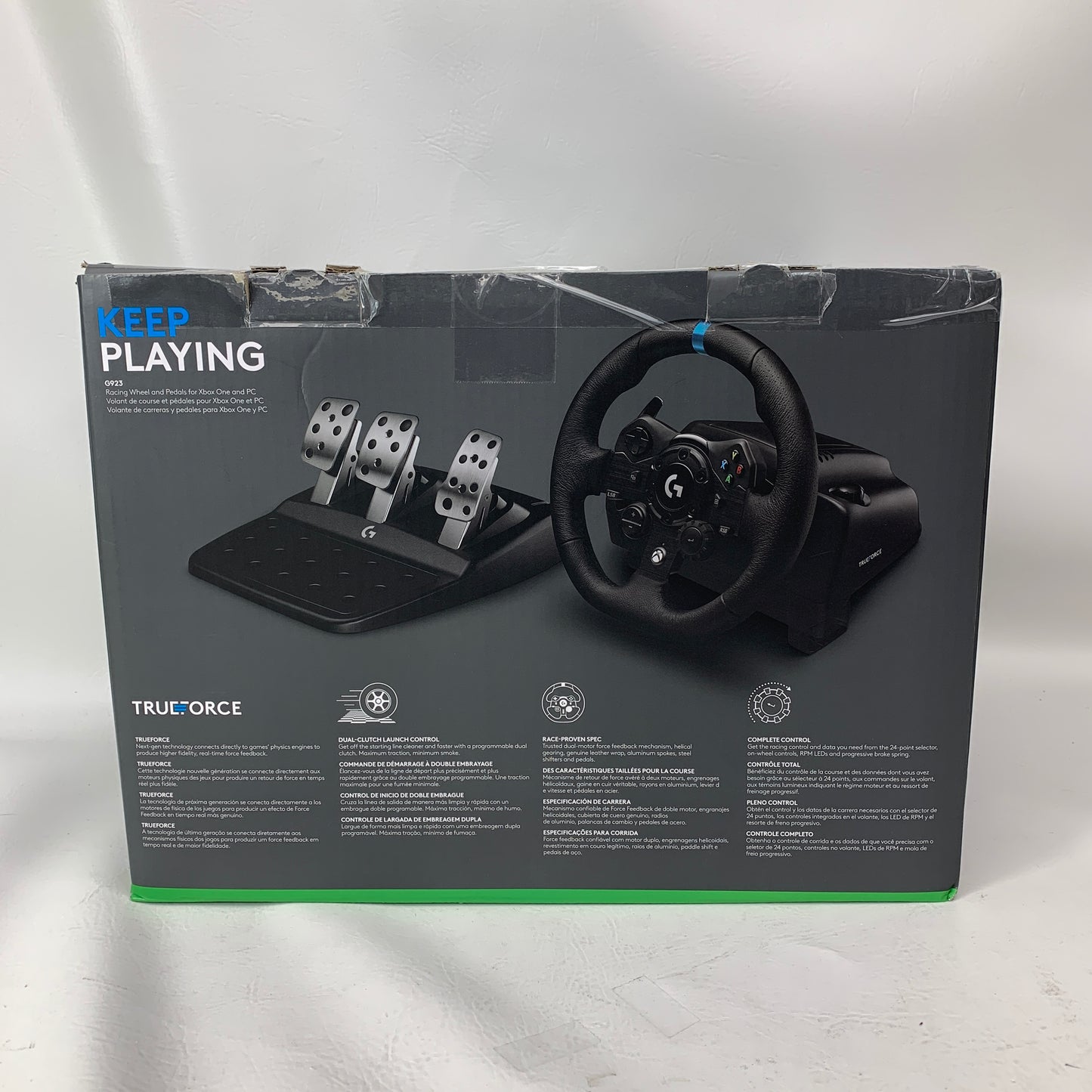 Logitech G923 TRUEFORCE Black Racing Wheel & Pedals Xbox Series/PC 941-000156