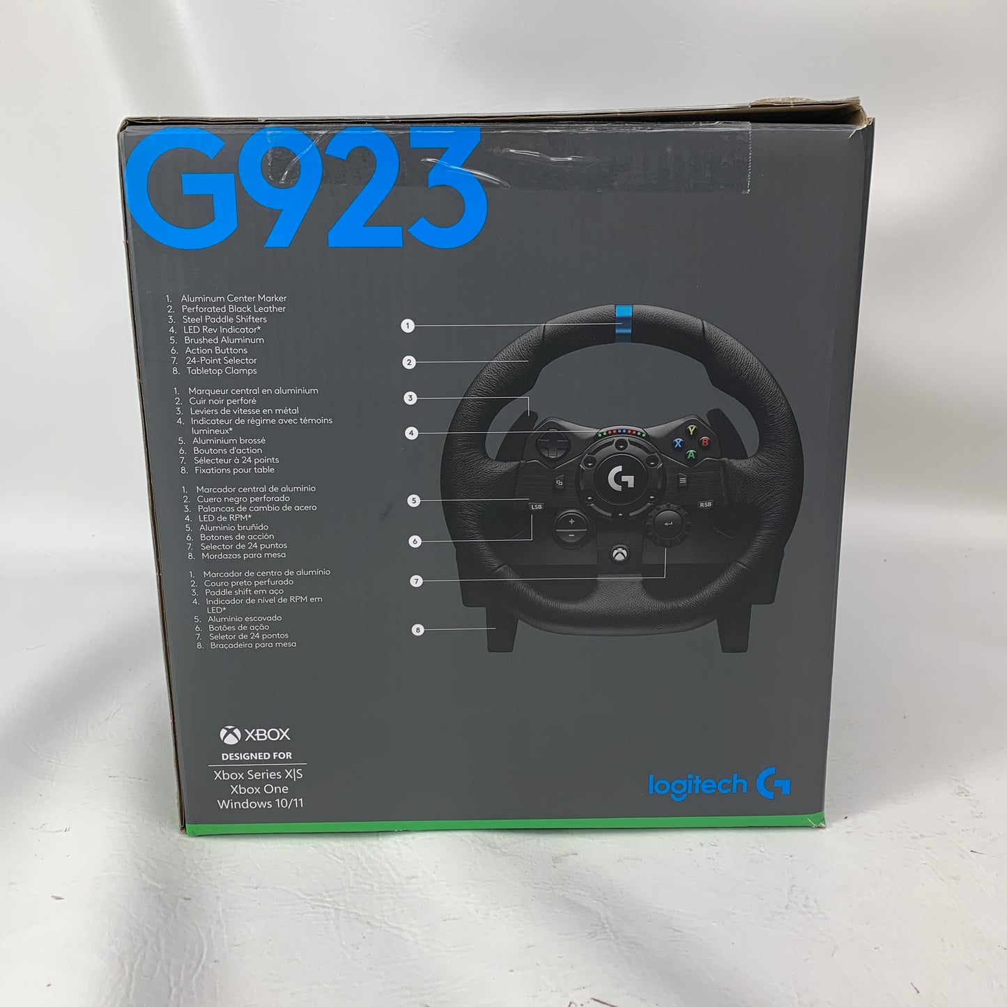 Logitech G923 TRUEFORCE Black Racing Wheel & Pedals Xbox Series/PC 941-000156