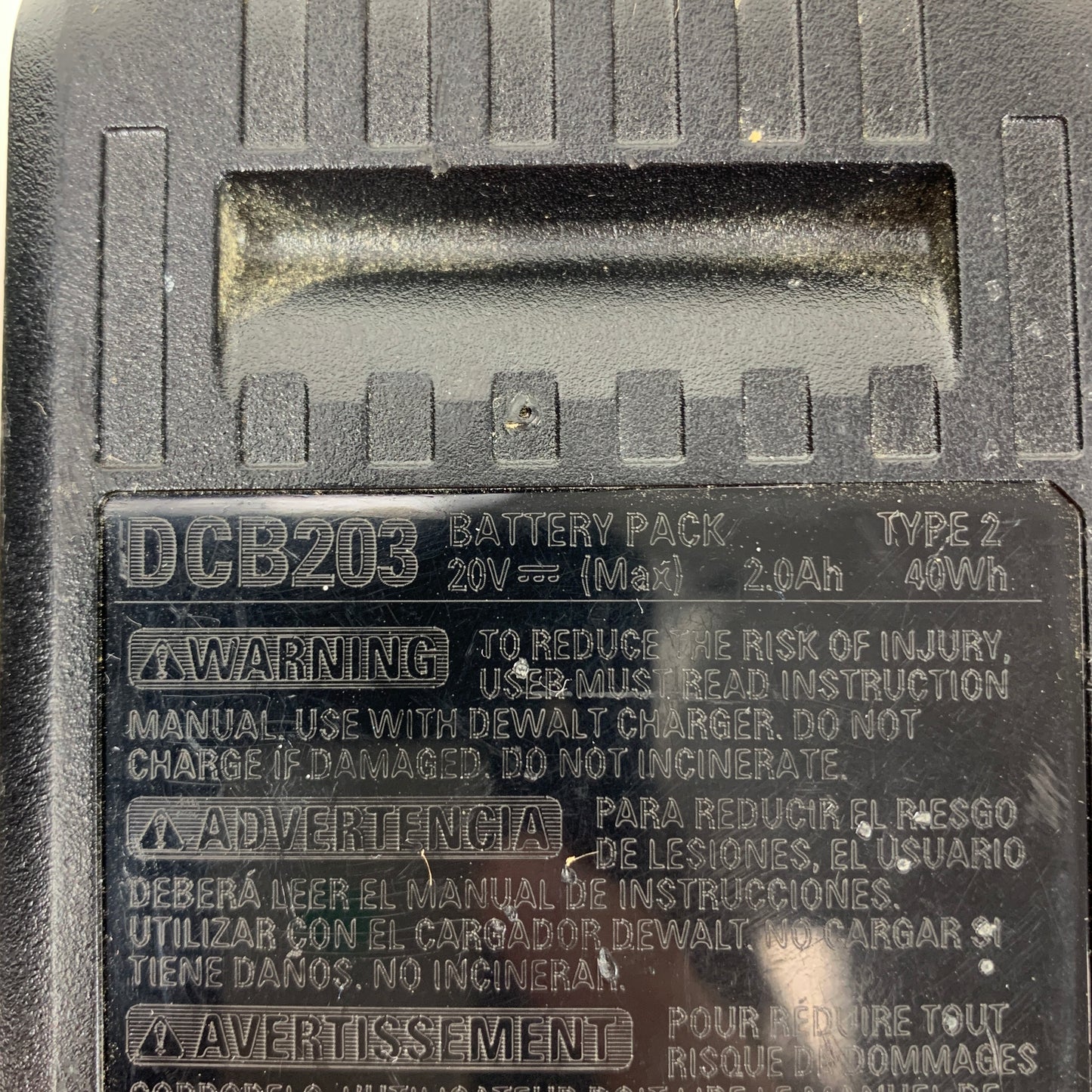 DeWalt DCB203 20V MAX Lithium-Ion Battery 2 Pack