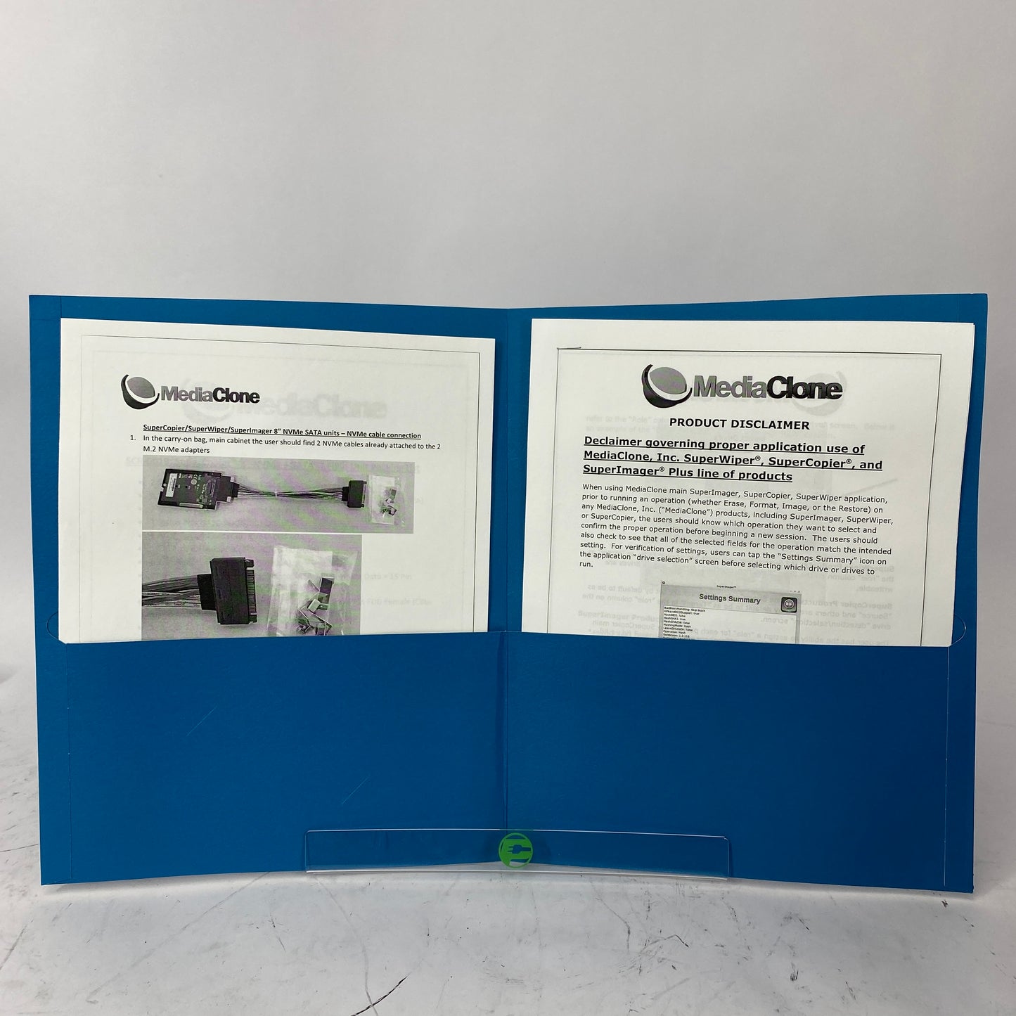 MediaClone SCR-0019 SuperCopier 8" NVMe + SATA Forensic Drive Duplicator