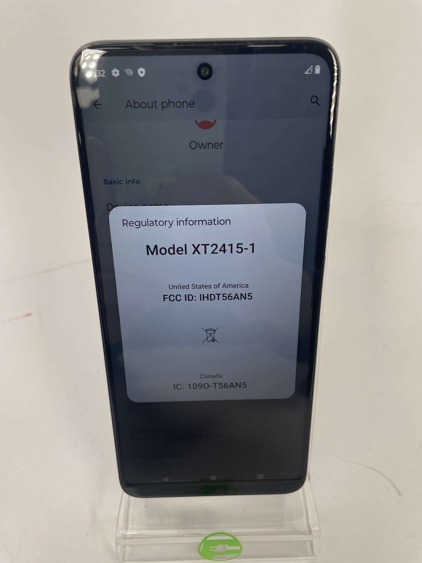 T-Mobile Motorola Moto G Power 128GB 15 Black XT2415-1