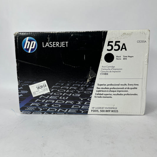 New HP Laserjet 55A Black Original Toner Cartridge CE255A