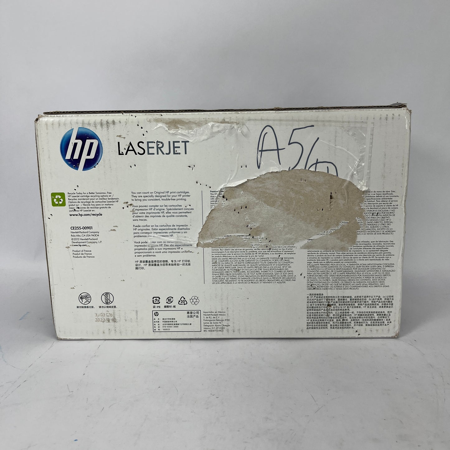 New HP Laserjet 55A Black Original Toner Cartridge CE255A